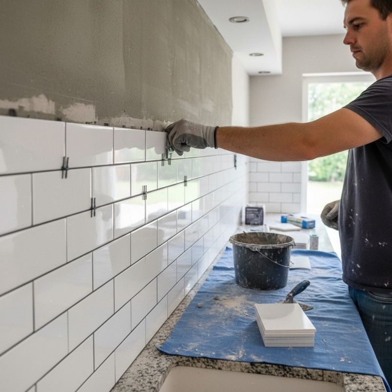 Stove Backsplash Installation in Wilmington, NC