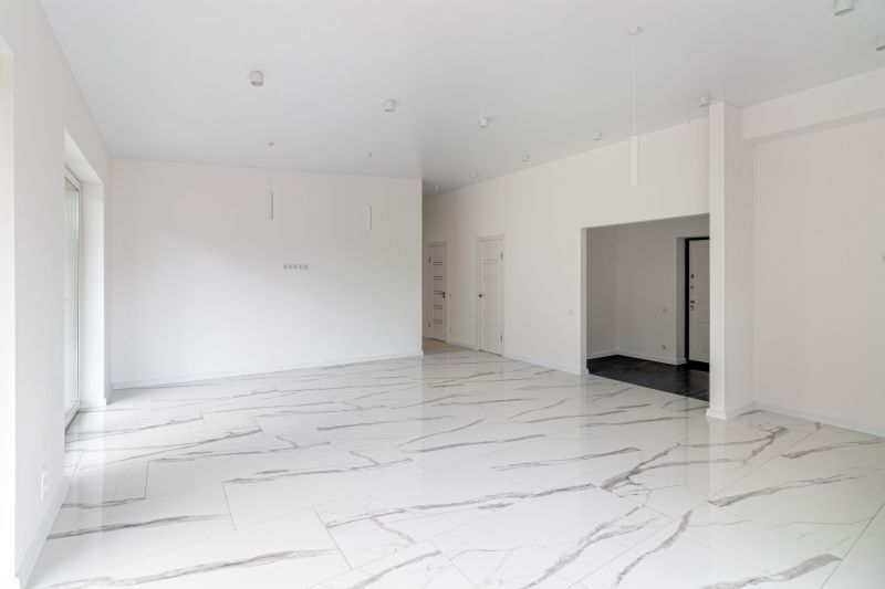 White Marble Tile Installation in Kansas City, KS